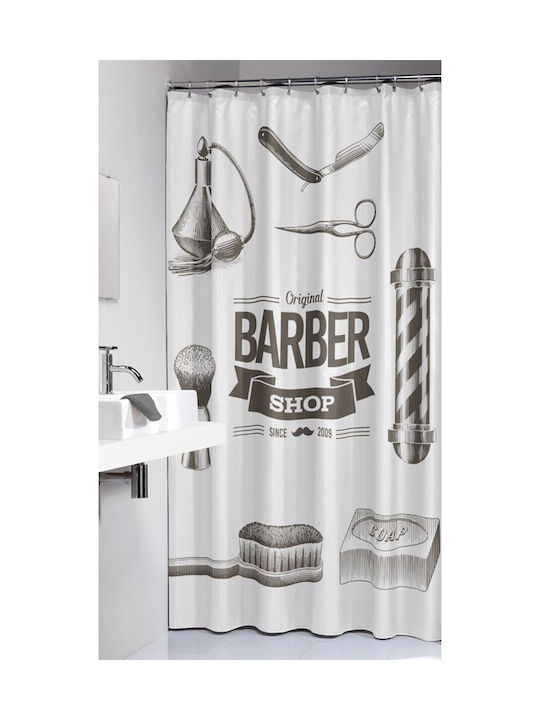 Sealskin Barber Shower Curtain Fabric Black