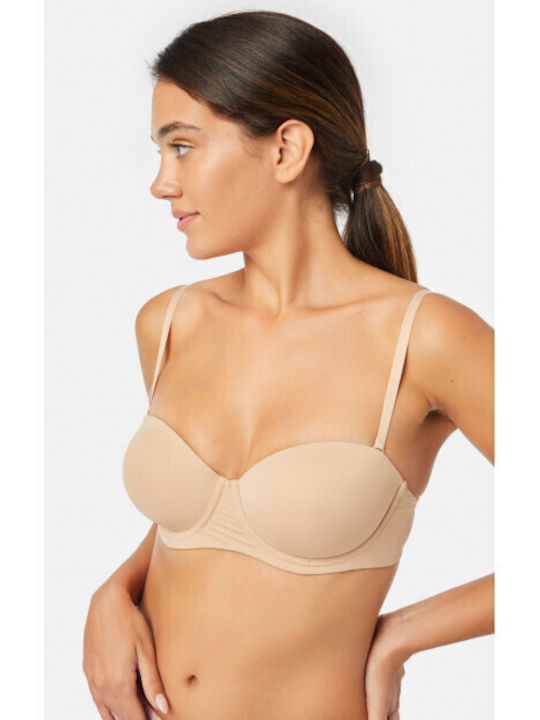 Ροζ Strapless Σουτιέν