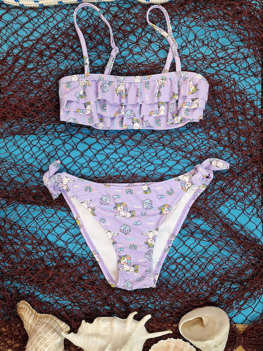 Senses Kids Swimwear Bikini Purple