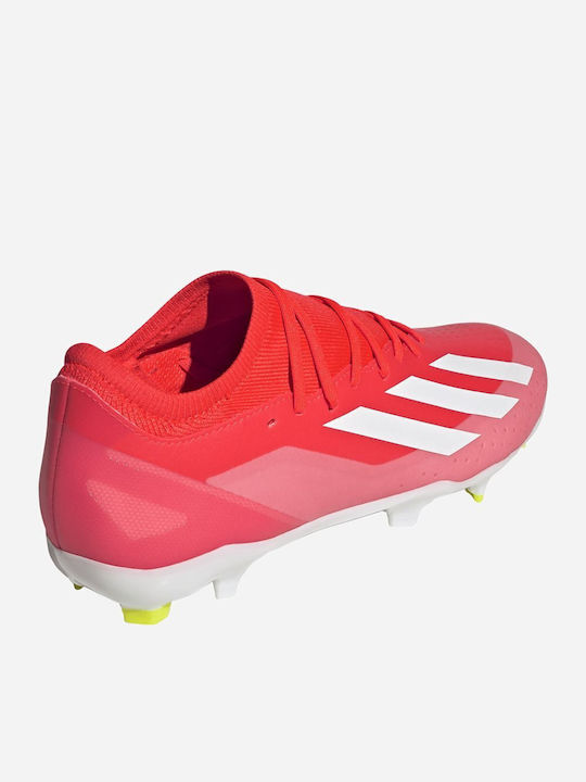 adidas X Crazyfast League Football Shoes with Cleats Red