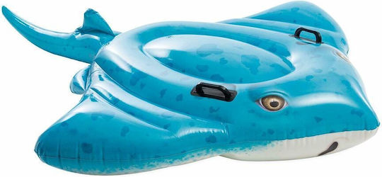 Intex STINGRAY Inflatable Sea Mattress with Handles Light Blue 185x145cm