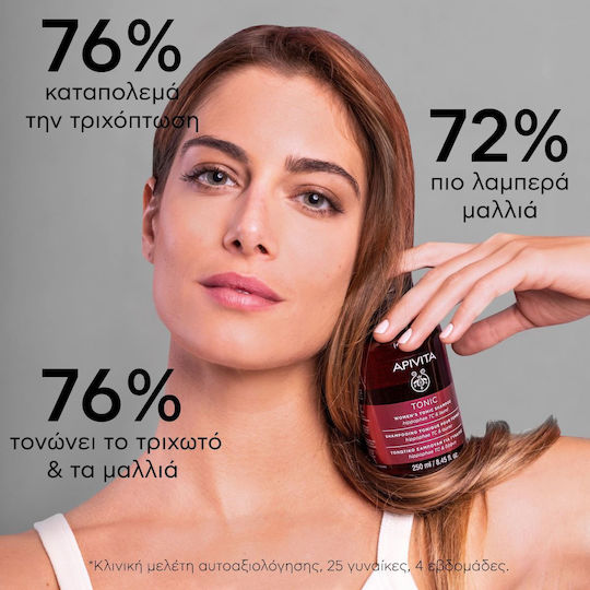 Apivita Tonic Σαμπουάν κατά της Τριχόπτωσης για Όλους τους Τύπους Μαλλιών 500ml