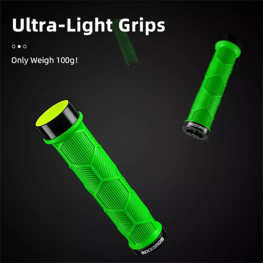 Rockbros 40720007005 Bicycle Handlebar Grips in Green Color