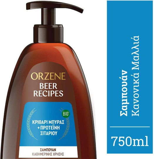 Orzene Bier Every Day Care Haare Shampoos Glanz für Normal Haare 750ml