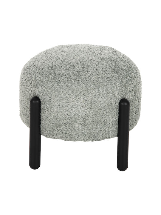 Hocker Für das Wohnzimmer Gepolstert mit Stoff Ewan Grün 45x45x36cm