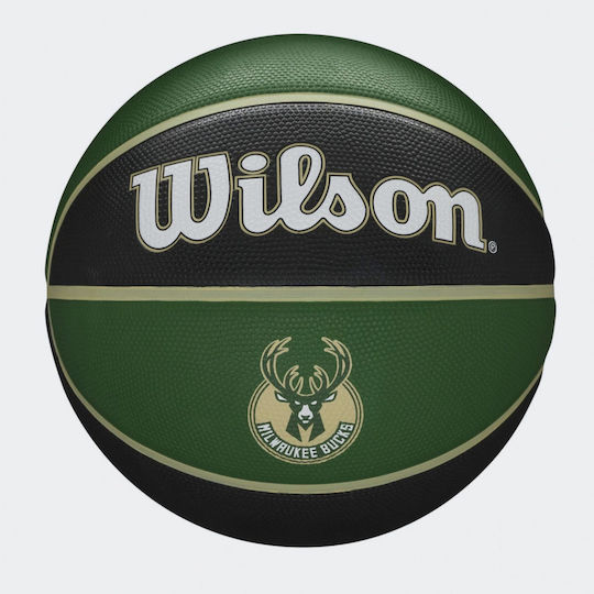 Wilson NBA Team Tribute Milwaukee Bucks Μπάλα Μπάσκετ Outdoor
