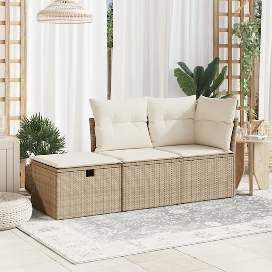 Σκαμπό Rattan 55x55x37cm Σκαμπό Rattan 55x55x37cm