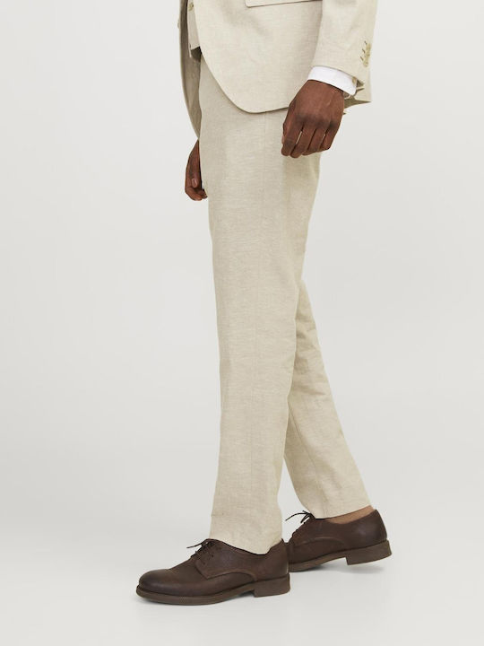 Jack & Jones Men's Trousers in Slim Fit Travertine