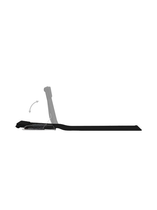 Șezlong Metalic Negru 2 Bucăți 160x53x47 cm