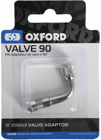 Oxford Motorcycle Wheel Valve Extension 90 Degrees OX754