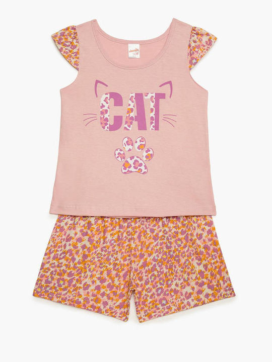 Minerva Kids Pyjamas Summer Cotton Pink