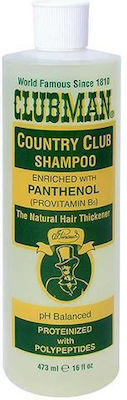 Clubman Country Club Hair Thickener Shampoos Against Hair Loss for Fragile, Αντι-Θραύση Hair 473ml