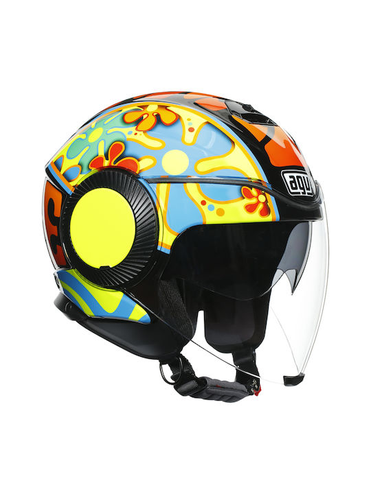 AGV Fluid Jet με Sun Visor ECE 22.05 Valencia AGV Fluid Jet με Sun Visor ECE 22.05 Valencia