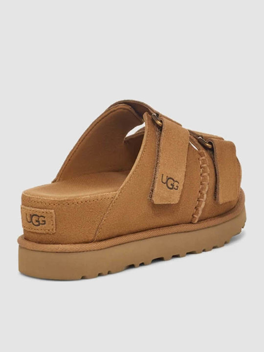Goldenstar Γυναικεία Σανδάλια Chestnut Narrow Fit