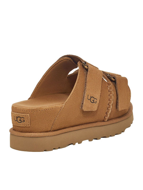 Goldenstar Γυναικεία Σανδάλια Chestnut Narrow Fit