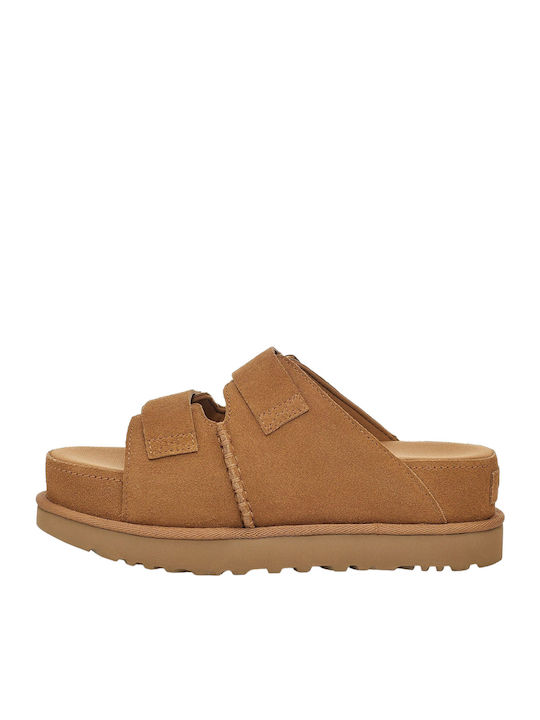 Goldenstar Γυναικεία Σανδάλια Chestnut Narrow Fit