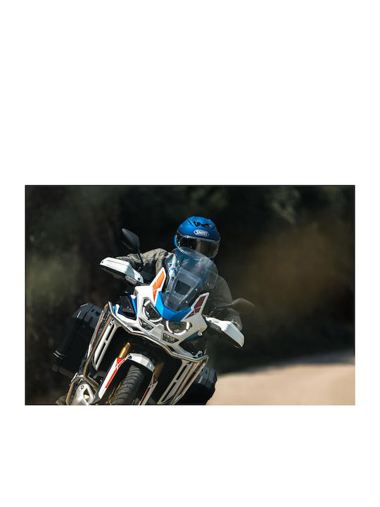 Shoei GT-AIR 3 Matt Metallic Blue Motorcycle Helmet Full Face ECE 22.06 1700gr with Pinlock and Sunvisor
