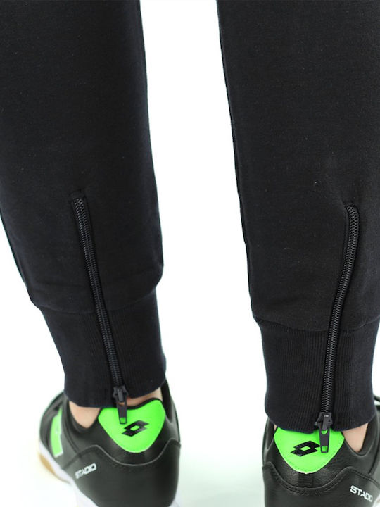 Sweatpants with Elastic Black