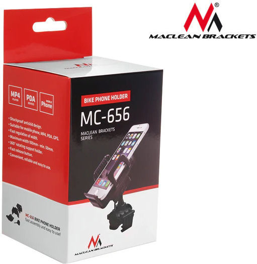 Maclean Energy Suport Bicicletă pentru Telefon Mobil
