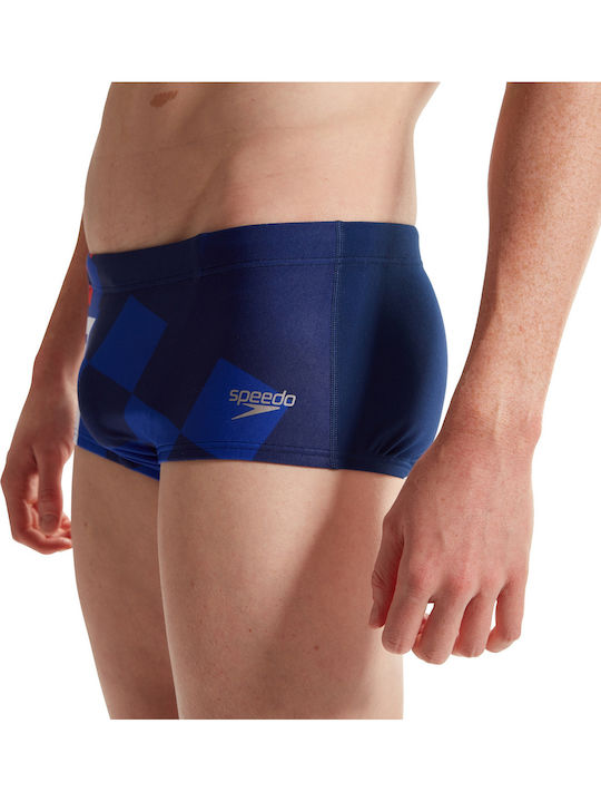 Men's Swimwear Shorts Blue/red