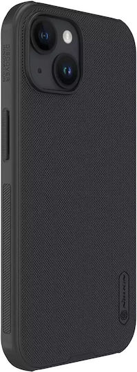 Nillkin Super Frosted Back Cover Silicone / Plastic Black (iPhone 15)