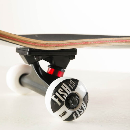 Fish Skateboards Fall Fish Complet Placă scurtă Negru