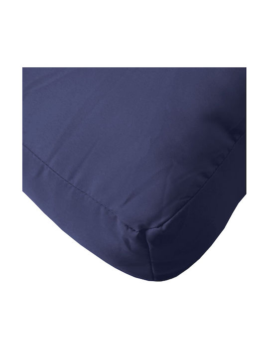 vidaXL Waterproof Pallet Bench Cushion Navy Blue 40x60cm. 377966