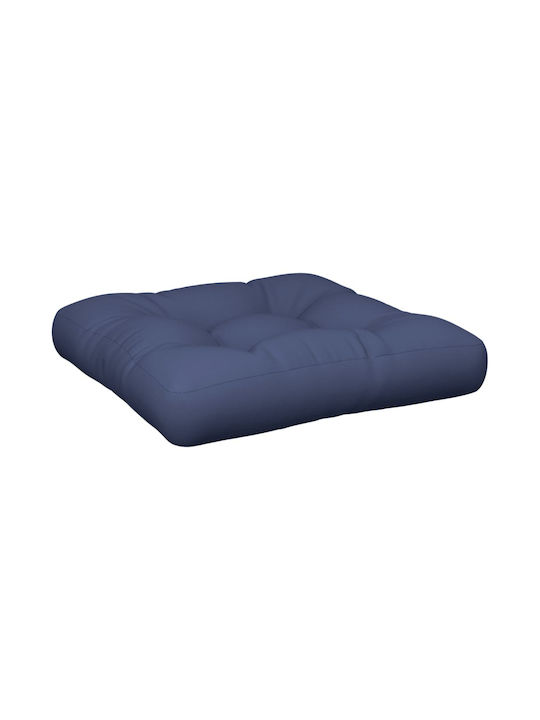 vidaXL Waterproof Bench Cushion for Pallet with Backrest Navy Blue 40x60cm