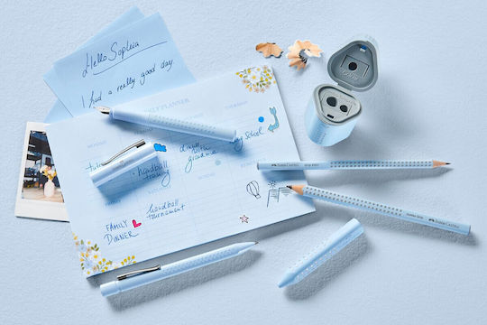 Faber-Castell Grip 2010 Calligraphy Pen Medium Blue made of Steel
