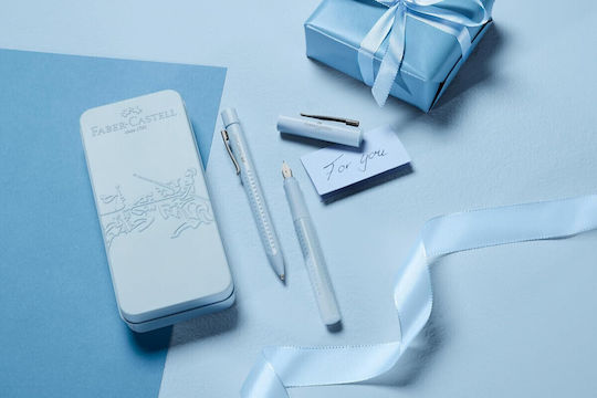 Faber-Castell Grip 2010 Calligraphy Pen Medium Blue made of Steel