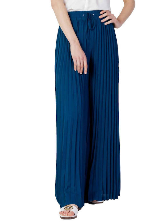 Guess Women's Fabric Trousers Blue