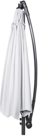Umbrelă Suspendată Din Aluminiu Albă Umbrelă Suspendată Din Aluminiu Albă