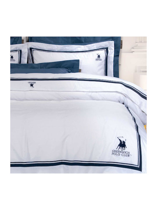 Greenwich Polo Club Set Cearșafuri 240x270cm. 2174 Alb 4buc