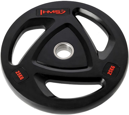HMS Set of Plates Rubber 1 x 25kg Ø51mm with Handles