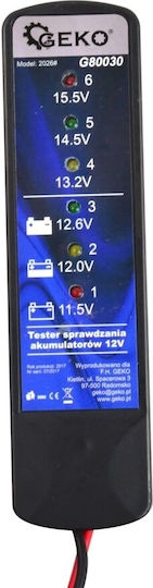 Geko G80030 Ψηφιακό Battery Tester