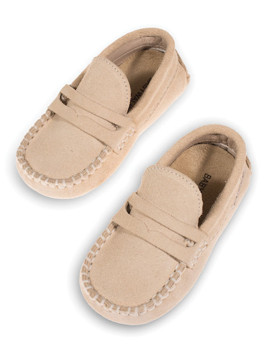 Babywalker Babywalker Leather Moccasins Ivory