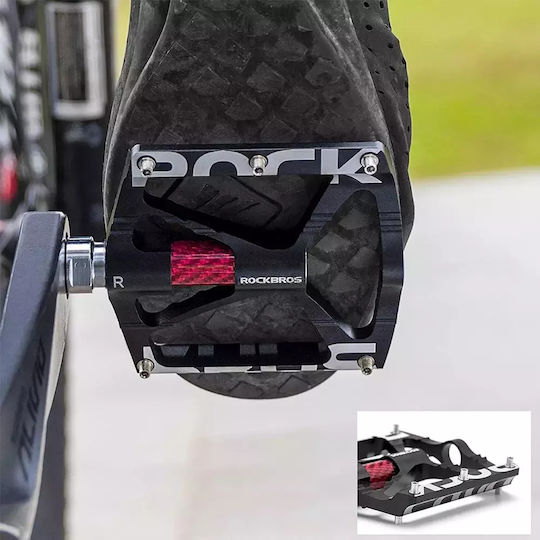 Rockbros Flat Bicycle Pedals Black