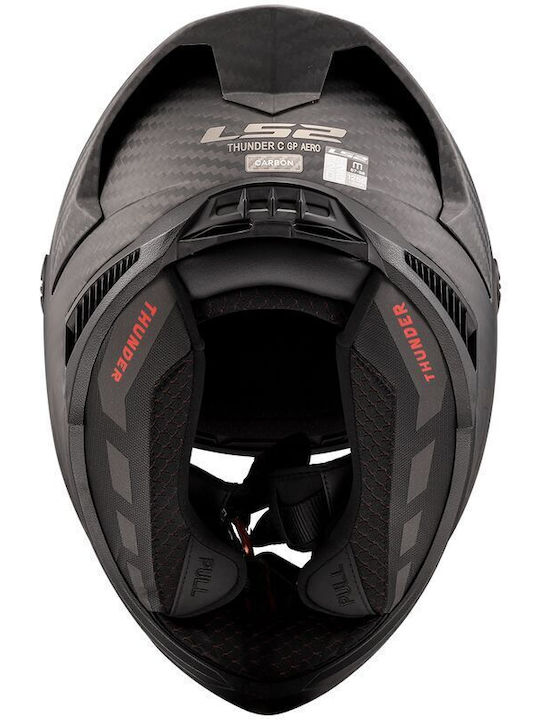 LS2 Thunder Gp Ff805 Aero Matt Carbon Motorcycle Helmet Full Face ECE 22.06 1280gr with Pinlock