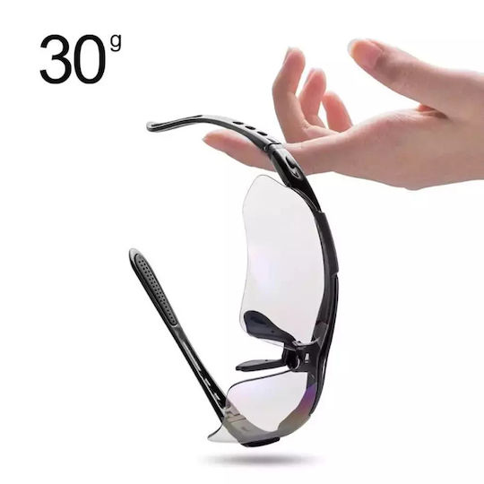 Rockbros Cycling Glasses with Black Frame & Photochromic Lenses