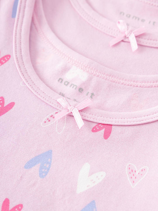 Name It Παιδικό Σετ με Φανελάκια Αμάνικα Pink Lavender 2τμχ