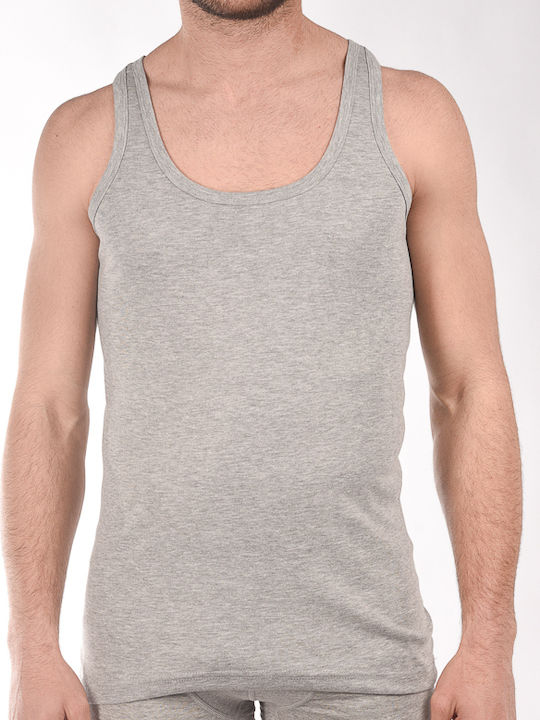 Men's Undershirt Sleeveless in Gray Color