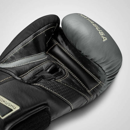 Hayabusa Synthetic Leather Boxing Competition Gloves Black