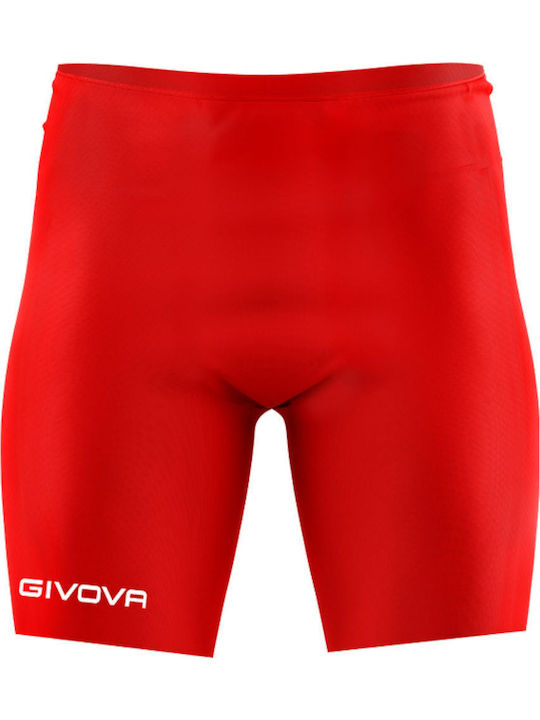 Givova Men's Sports Short Leggings Red