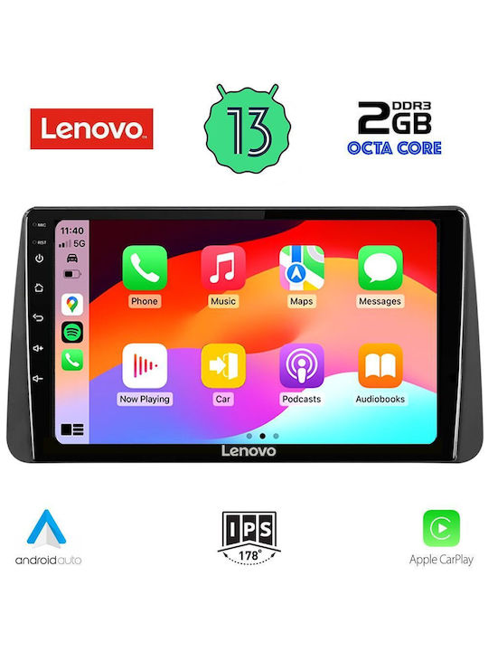 Lenovo Sistem Audio Auto pentru Fiat Magazin online 2018-2023 (Bluetooth/USB/WiFi/GPS) cu Ecran Tactil 9"