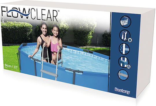 Bestway Pool Ladder made of Plastic 87x42x9cm Gray