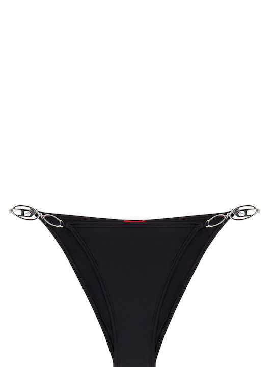 Diesel Bikini Slip Schwarz