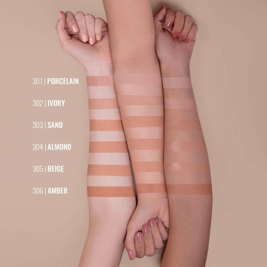 Mesauda Milano Radiant Skin Liquid Foundation 306 Amber 30ml