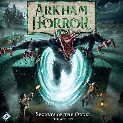 Fantasy Flight Spiel-Erweiterung Arkham Horror: Secrets Of The Order für 1-6 Spieler 14+ Jahre