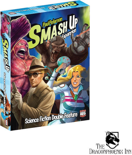 Board Game Smash Up: Science Fiction Double Feature for 2-4 Players 12+ Years Old Alderac