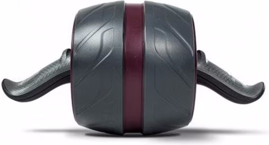 AB-Carver Pro WT-E56 Ρόδα Κοιλιακών Μαύρη με Αντιολισθητικές Λαβές και Στρωματάκι για τα Γόνατα
